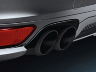 Exhaust Tail Pipes GTS Sports Black. Porsche 958 Cayenne - 95804420010 Exhaust Tail Pipes GTS Sports Black. Porsche 958 Cayenne - 95804420010
