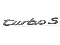 Turbo S - Emblema trasero, Gun Metal. Porsche 993 turbo - 996559237034PU, 996.559.237.03.4PU Turbo S - Emblema trasero, Gun Metal. Porsche 993 turbo - 996559237034PU, 996.559.237.03.4PU