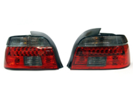 LED Rear Indicators Lamp Light Set Smoked / Red BMW 5 Series E39 95-00 - 0001223295, 1223295