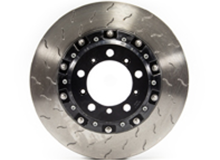 Rear brake disc and bell kit Porsche 996 GT3 and 997 GT3 - 99735240501, 99735240601, 99635240502, 99635240602 - DKR2175X767