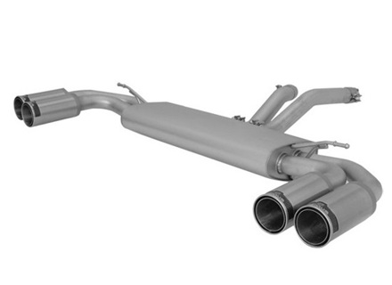 Sport exhaust system. Porsche 958 Cayenne turbo and S Hybrid 2010-14 - 6880101598C