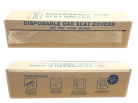 Disposable white seat covers - Roll of 100 Disposable white seat covers - Roll of 100