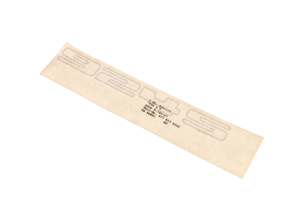 924S - Stickerbadge. Porsche 924S 1986-88 - 477853625D, 477853625E