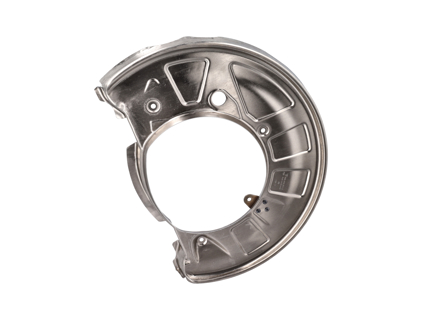 Brake disc cover plate, Front. Porsche 95B Macan - 95B615311H, 95B615311J, 95B615312H, 95B615312J, 95B615311C, 95B615312C