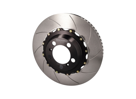 Disco freno/rotore scanalato 2 pezzi POSTERIORE 991/992 GT3/GT4RS con PCCB - A1-151