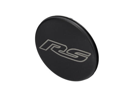 Radzierblende mit „RS“-Logo, Seidenglanz-Schwarz. Porsche 992 GT3 / RS / ST 2021>> - 9P1601349MJE1, 9P1601349M