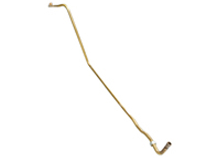 Oil tank to oil cooler pipe, brass, Return. Porsche 911 S 71-72 - 91120702501, 91120702601