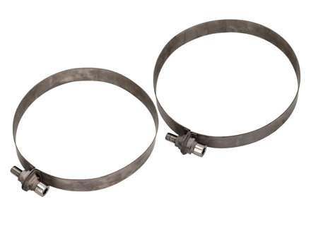 Titanium Exhaust retaining strap set. Porsche 911 1984-89 - 93011117500, 93011115900