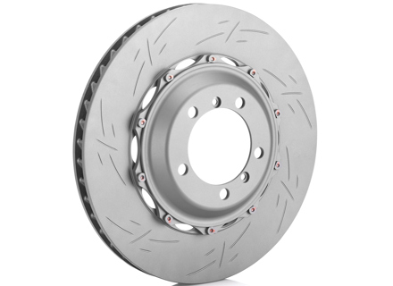 Two piece brake disc rotor, Front. Formula:R. Porsche 997 turbo with PCCB (OE No 99735103137 & 99735103237) - 99735103137, 99735103237, 99735103231, 99735103131