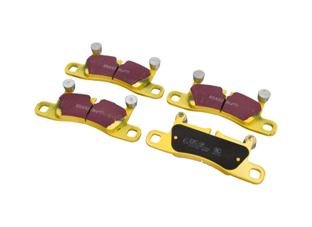 EBC GEEL Remblokken 'Fast Road' Achter. Porsche 958 Cayenne - PAA352451A, 7P0698451, 95835293900 - DP 42098R, DP42098R, DP-42098R