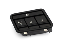 Memory switch for seat adjustment, Matt black. Porsche 997 / 987 Boxster / 987C Cayman - 99761310401A05, 99761310301A05, 99761310400A05, 99761310300A05 Memory switch for seat adjustment, Matt black. Porsche 997 / 987 Boxster / 987C Cayman - 99761310401A05, 99761310301A05, 99761310400A05, 99761310300A05
