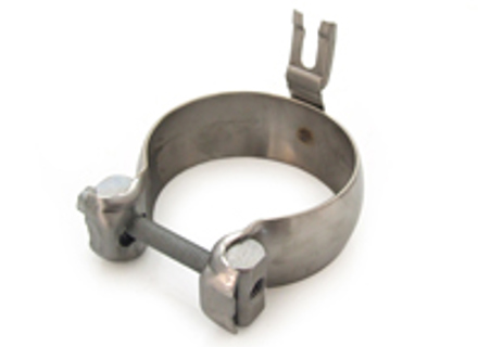 Uitlaatspruitstuk klem. Porsche 957 Cayenne 4.8L - 95511110870, 95511110850