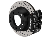 Kit pinza e rotore freno posteriore Dynapro-P con dischi ventilati, forati e scanalati. Porsche 911 1984-89 Wilwood - 90135204114, 91135290700, 91135290800 - 140-16682-D, 140-16682-DR, 140-16682-DY