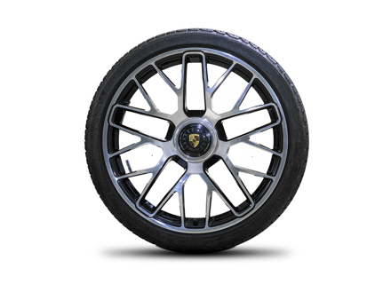 20' 991.2 Turbo '911 Turbo S' Alloy Wheels & Winter Tyres Original Porsche - 99104460154