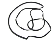 Rear Window Glass Frame Seal. Porsche 996 - 99654552104, 99654552103, 99654552101