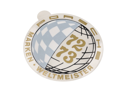 Sticker Markenweltmeister 72,73  Window Sticker - 91170110304