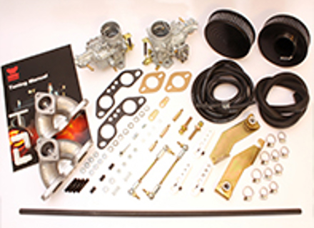 Kit di prestazioni per consentire il montaggio di 2 carburatori Weber 34 ICT originali spagnoli. Porsche 914/4. - PVW207