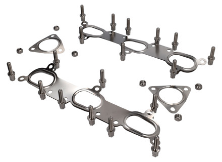 Exhaust manifold gasket, nut and bolt kit. Porsche 997TT - 99907358901, 90037822701, 90037813100