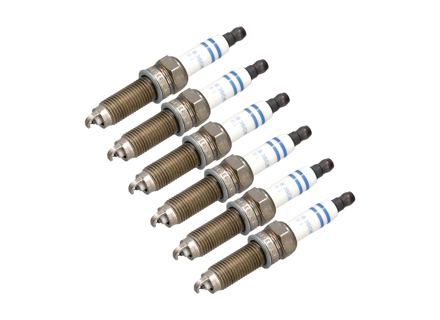 火花塞（6 件装）。保时捷卡宴 3.6L V6 - 95517022090