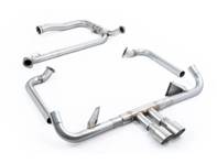 Milltek Sports Exhaust With Cat Replacement Pipe And Titanium Trims. Porsche 718 GTS 2.5L - 982251052E, 982251052F, 982251052G, 982251052J, 982251052L, 982251051D, 982251051K, 982251051F, 982251051G, 982251051J, 982251051L - SSXPO146