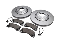 FRONT Brake Pads and Brake Disc Package. Porsche Panamera Turbo / Turbo S FRONT Brake Pads and Brake Disc Package. Porsche Panamera Turbo / Turbo S