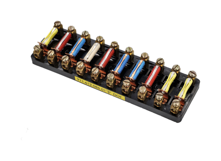Sicherungshalter Keramik 10-polig. Porsche 911 1974-86 - 91161208601