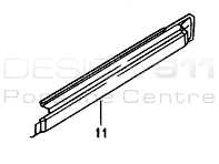 Outer sill panel. Porsche 993 C2S / 993 C4S / 993 Turbo - 99350396101GRV, 99350396201GRV Outer sill panel. Porsche 993 C2S / 993 C4S / 993 Turbo - 99350396101GRV, 99350396201GRV