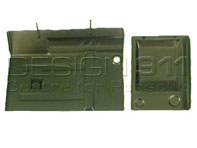 Battery box rear wall (2 piece). Porsche 356C T6 - 64450103206, PP114D, P114D Battery box rear wall (2 piece). Porsche 356C T6 - 64450103206, PP114D, P114D