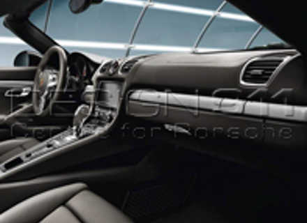 Innenraumpaket in gebürstetem Aluminium für MANUAL-Fahrzeuge. Porsche 981 Boxster / 981 Cayman - 98104480048, 98104480047