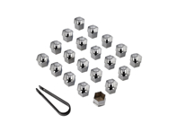 Wheel Bolt Covers Chrome. Porsche 996/986/987/997/Cayman