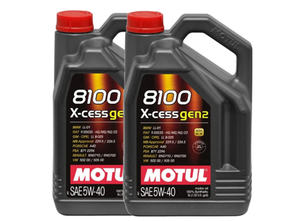 MOTUL 8100 X-CESS GEN2 5W-40 engine oil 10ltr - 109776