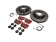Brake Disc Package with EBC Sport Brake Pads Porsche 996 Turbo - DP31514C, 99635240X02BRE, 99635240X02, 99661236501, 99635208602, 99635208600 Brake Disc Package with EBC Sport Brake Pads Porsche 996 Turbo - DP31514C, 99635240X02BRE, 99635240X02, 99661236501, 99635208602, 99635208600