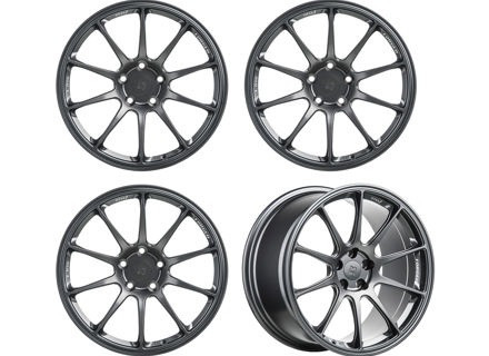 Titan 7 Forged T-R10 10 Spoke Alloy Wheel Set Satin Titanium 21'. Porsche  9J1 Taycan - TR102195050513071ST, TR102111555513071ST