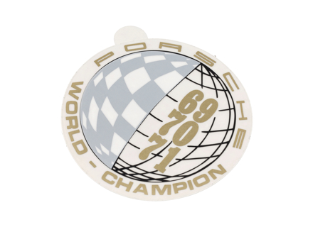 世界冠军 1969 / 1970 / 1971 窗贴 - 91170110322