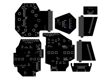 Gauge Cluster Printed Circuit Replacement. Porsche 944 / 968 1978-95 - LTZ-94464196101, 94464196101
