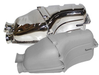 Exhaust muffler / silencer rear box Sports. With TÜV/EEC approval Porsche 964 C2/C4 - 92.270S, 92270S, 92.280S, 92.280S, 1620607300, 1620600900, 96411104604, 96411104605, 9641110460, 96422092280S, 96422092270S - 1620607300, 1620600900