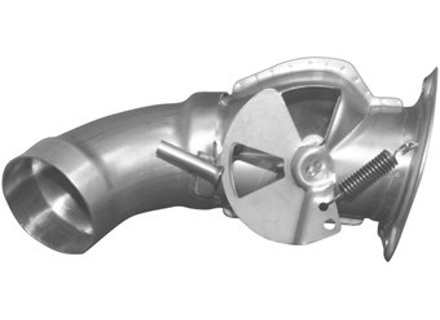 Kachelklep doos. Porsche 911 / 930 1987-89 RVS SSI - 91121101400, 91121101300, 90006SSI, 90005SSI, 1623200770, 1623200780 - 1623200770, 1623200780