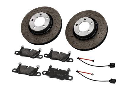Kit disque et plaquettes de frein arrière. Porsche 718 Boxster GTS 4.0L - 98135240300, 98135240400