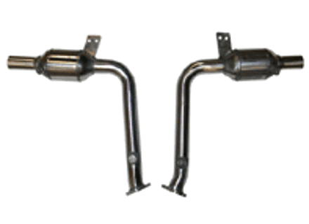 Exhaust catalytic converter pipes sports. Porsche Boxster 986 2.7L / 3.2L - 99611302111, 996113021AX, 99611302112, 99611302502, 996113025AX, 99611302504, 996113025BX, 99611302211, 99611302212, 996113022AX, 99611302602, 996113026AX, 99611302603, 99611302604, 996113026BX, 99611392101, 996113921AX, 99611392201, 996113922AX - PO-94360S, 1620300910