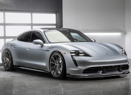 Spoiler and diffuser kit carbon fibre. Porsche Taycan turbo / turbo S