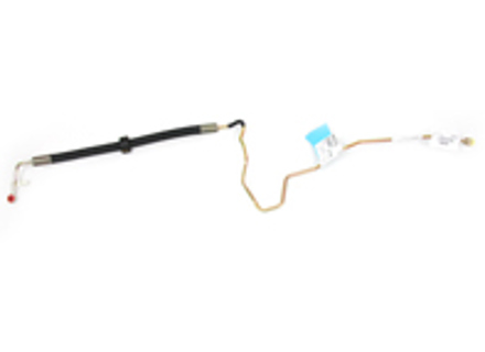 Power steering pressure line. Porsche 993 RHD - 99334745804, 99334745802