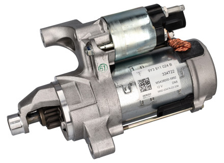 Starter motor (NEW). Porsche 9YA Cayenne 4.0L V8 / 3.0L V6 / 2.9L V6 - 9Y3911024B, 9Y3911024, 9Y3911024BX, 9Y3911024BU