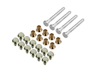 Türscharnierbolzen-Set. Porsche 911/912/914/964/993 - 90153130520, 90153130520, 90153131120, 901531305SET, 99909301002, 99909301008 - URO-014474