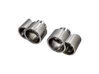 Exhaust tail pipes. Porsche 996 Turbo (PAIR) - 99611125274, 99611198101, 99611198201, 99611125174