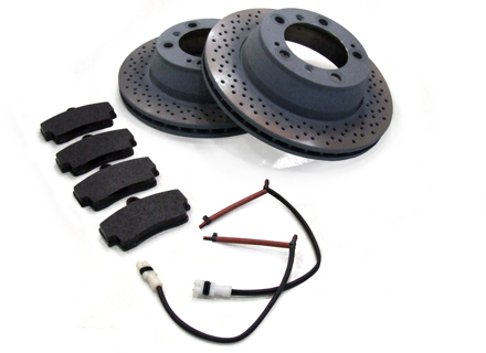 Voorremblokken en remschijfpakket. Porsche Cayman 981 GT4 Zimmermann - 98135140581, 98135140681, 99135194704