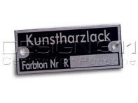 Insigne Reutter, 'Kunstharzlack'. Porsche 356 - PSP70110300 Insigne Reutter, 'Kunstharzlack'. Porsche 356 - PSP70110300
