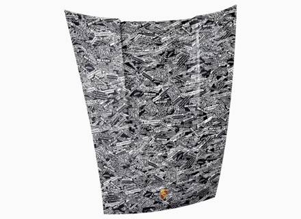 911 Bonnet Wall Art - Motorsport 911 GT3 R Camo Livery