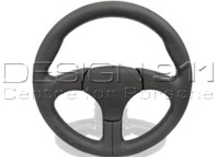 Sportlenkrad ohne Airbag Schwarz mit schwarzer Naht. Porsche 911 / 959 - 000043161108YR
