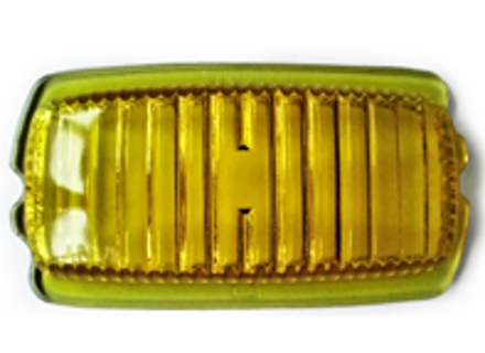 Reverse light glass, Yellow. Porsche 356B / 356C - 64463164105, 1 305 620 002