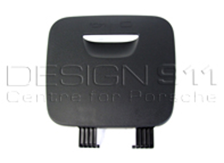 Lid for maintenance cup. Satin Black. Porsche 987 Boxster / 987C Cayman - 9875513720101C